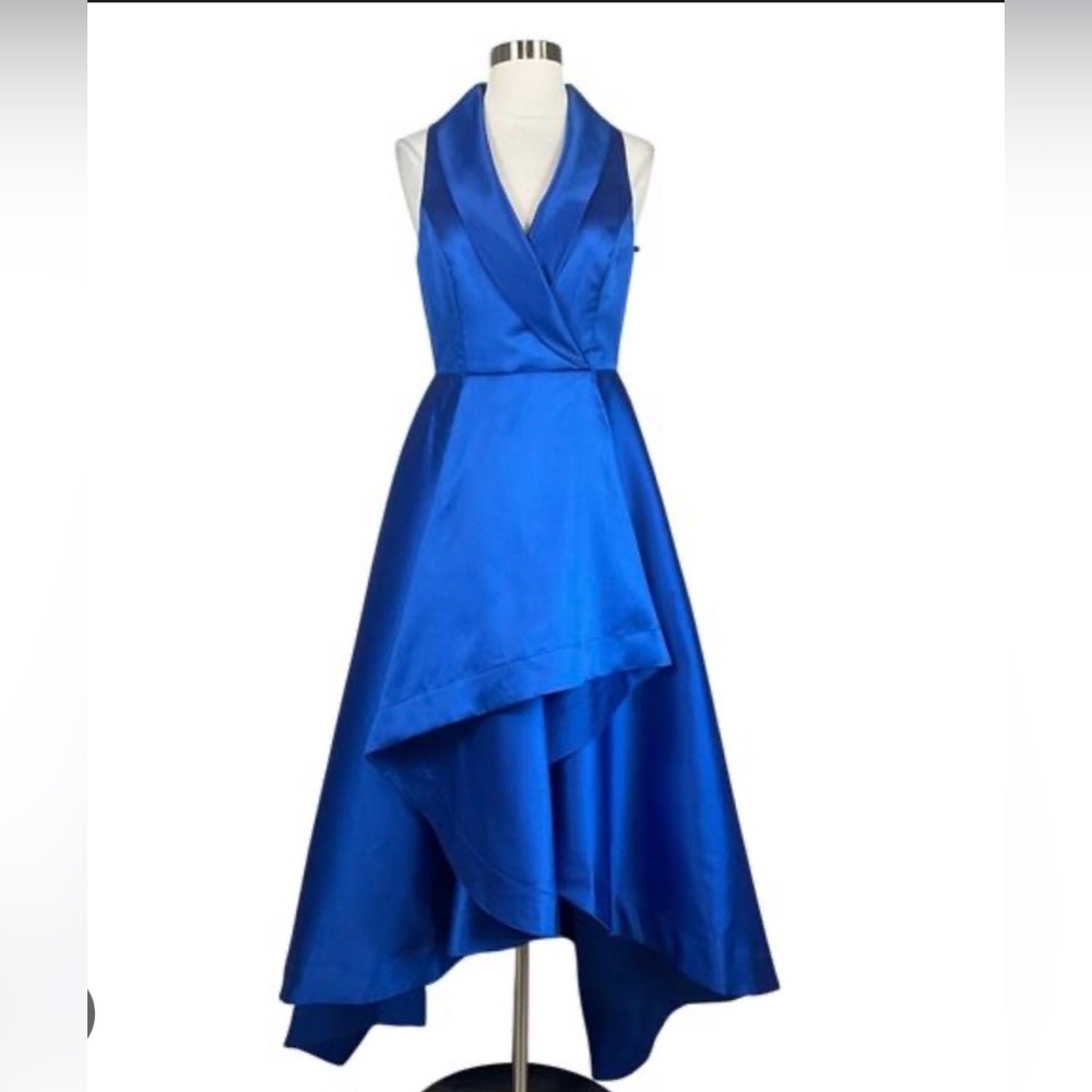 Adrianna Papell Royal Blue High Low Dress